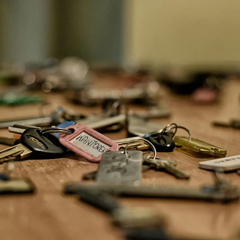 Schlüsselbund – zu viele Schlüssel Chaos im Alltag
